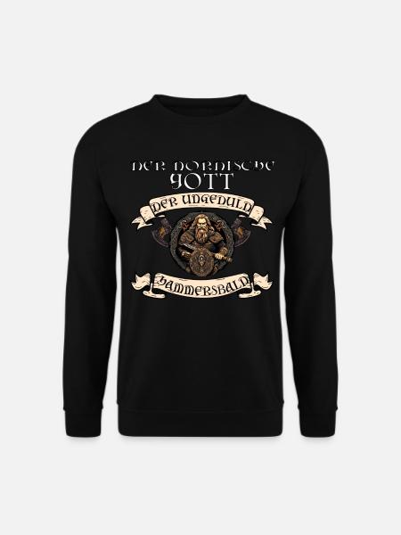 Gott der Ungeduld Hammersbald - Unisex Pullover - Schwarz