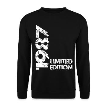Limited Edition 1987 - Unisex Pullover - Schwarz - Vorne - Alina (178cm) & Michal (187cm)