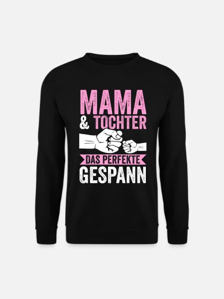 Mutter Muttertag Mama und Tochter - Unisex Pullover - Schwarz