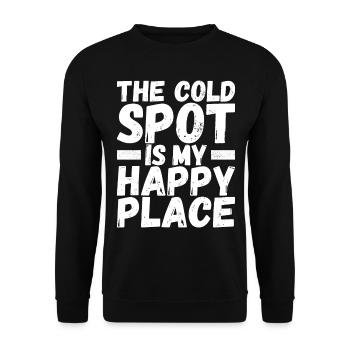 Paranormaler Ermittler Geister Jagen - Unisex Pullover - Schwarz - Vorne - Alina (178cm) & Michal (187cm)