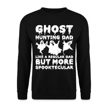 Paranormaler Ermittler Geister Jagen - Unisex Pullover - Schwarz - Vorne - Alina (178cm) & Michal (187cm)