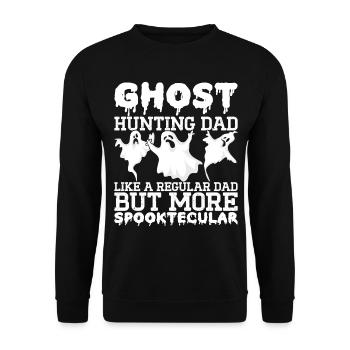 Enquêteur paranormal Chasse aux fantômes - Sweat-shirt Unisexe - noir - Devant - Alina (178cm) & Michal (187cm)