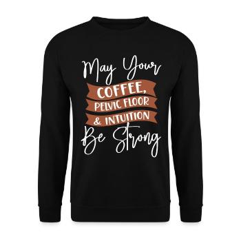Infirmière spécialisée dans le travail et l’accouchement - Sweat-shirt Unisexe - noir - Devant - Alina (178cm) & Michal (187cm)