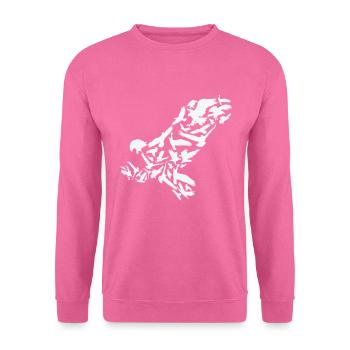 Adler Raubvogel Adler Silhouette - Unisex Pullover - Pink - Vorne
