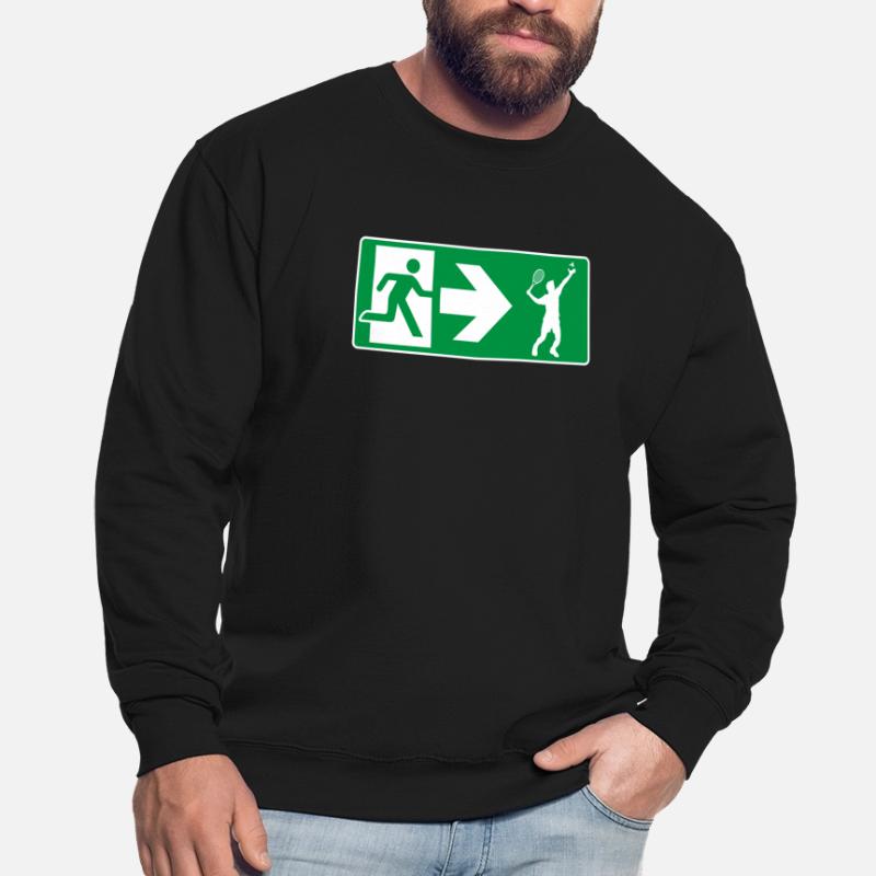 Emergency Exit Badminton Unisex Sweatshirt