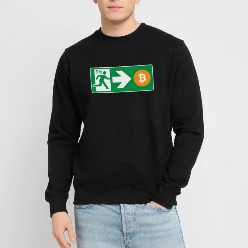 Emergency Exit Bitcoin Bitcoiner Unisex Sweatshirt