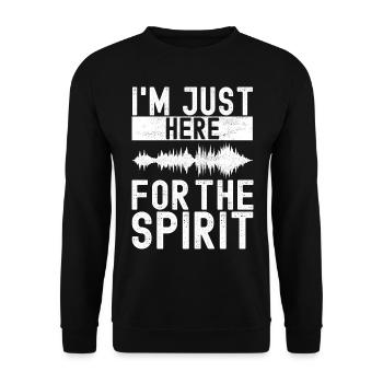 Enquêteur paranormal Chasse aux fantômes - Sweat-shirt Unisexe - noir - Devant - Alina (178cm) & Michal (187cm)