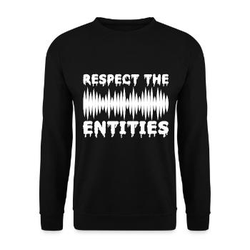 Enquêteur paranormal Chasse aux fantômes - Sweat-shirt Unisexe - noir - Devant - Alina (178cm) & Michal (187cm)