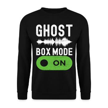 Paranormaler Ermittler Geister Jagen - Unisex Pullover - Schwarz - Vorne - Alina (178cm) & Michal (187cm)