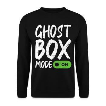 Paranormaler Ermittler Geister Jagen - Unisex Pullover - Schwarz - Vorne - Alina (178cm) & Michal (187cm)