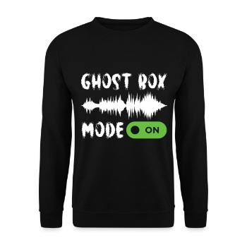 Paranormaler Ermittler Geister Jagen - Unisex Pullover - Schwarz - Vorne - Alina (178cm) & Michal (187cm)