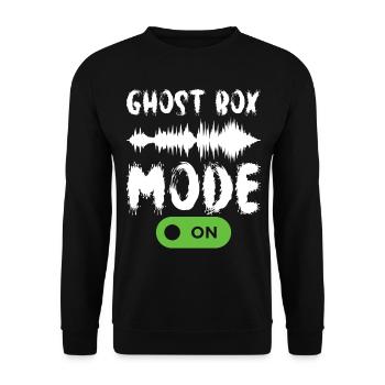 Paranormaler Ermittler Geister Jagen - Unisex Pullover - Schwarz - Vorne - Alina (178cm) & Michal (187cm)