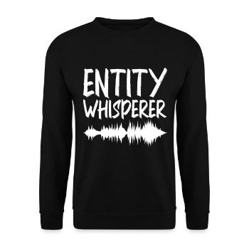 Paranormaler Ermittler Geister Jagen - Unisex Pullover - Schwarz - Vorne - Alina (178cm) & Michal (187cm)