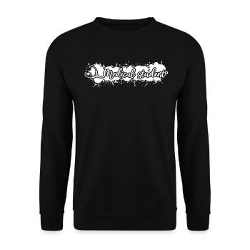 Medicine Student Medical Student - Medical Student - Unisex Sweatshirt - black - Front - Alina (178cm) & Michal (187cm)