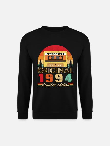Original 1994 30-jähriges Jubiläum Vintage-Geschenk - Unisex Pullover - Schwarz