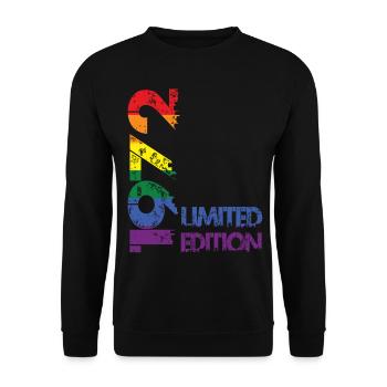 Limited Edition 1972 - Unisex Sweatshirt - black - Front - Alina (178cm) & Michal (187cm)