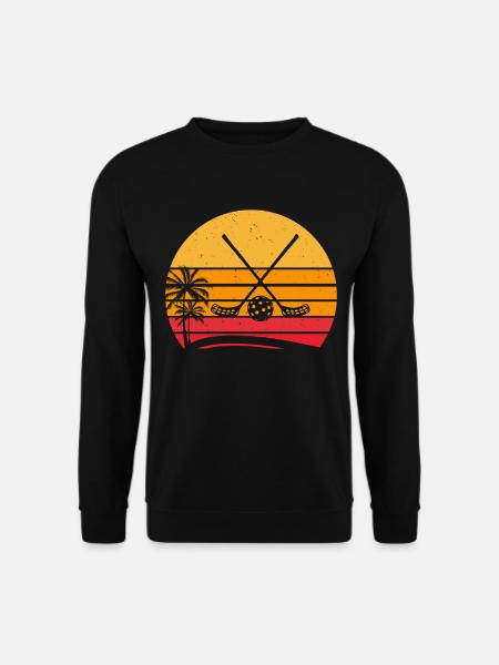Unihockey Floorball Sticks Floorball Ball Floorbal - Unisex Pullover - Schwarz