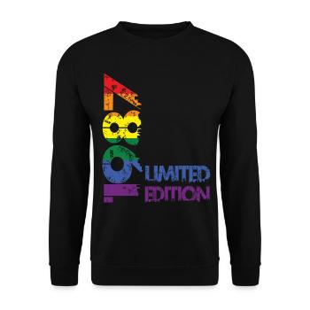 Limited Edition 1987 - Unisex Pullover - Schwarz - Vorne - Alina (178cm) & Michal (187cm)