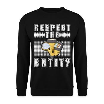 Enquêteur paranormal Chasse aux fantômes - Sweat-shirt Unisexe - noir - Devant - Alina (178cm) & Michal (187cm)