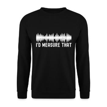 Paranormaler Ermittler Geister Jagen - Unisex Pullover - Schwarz - Vorne - Alina (178cm) & Michal (187cm)