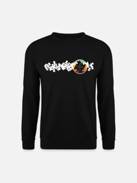 Jigsaw Puzzle Jig Saw Puzzle Liebhaber - Unisex Pullover - Schwarz