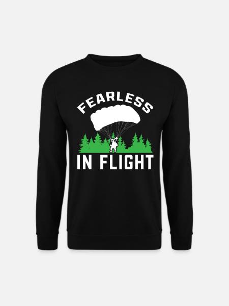 Paratroopers Skydiving Skydiving - Unisex Sweatshirt - black