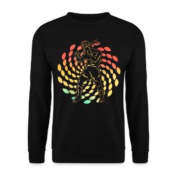 Muay Thaï - Sweat-shirt Unisexe - noir - Devant - Alina (178cm) & Michal (187cm)