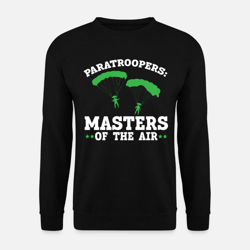 Parachutistes Parachutisme Parachutisme - Sweat-shirt Unisexe - noir