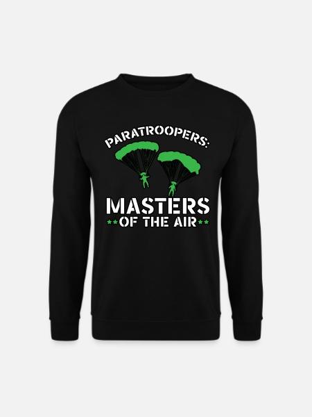 Paratroopers Skydiving Skydiving - Unisex Sweatshirt - black