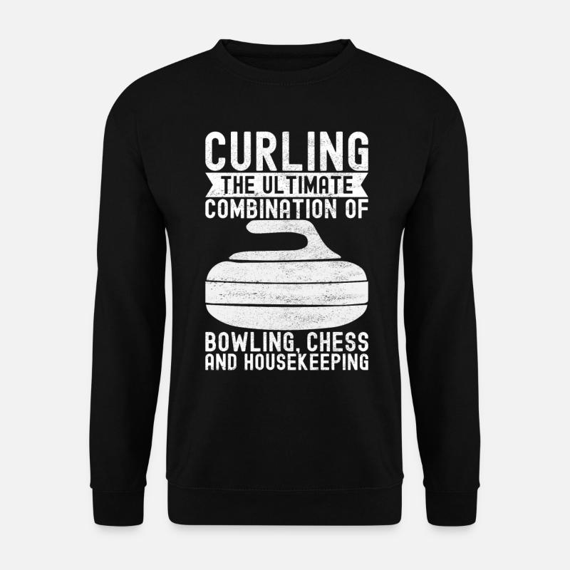 Curling Curling Players - Unisex Sweatshirt - black