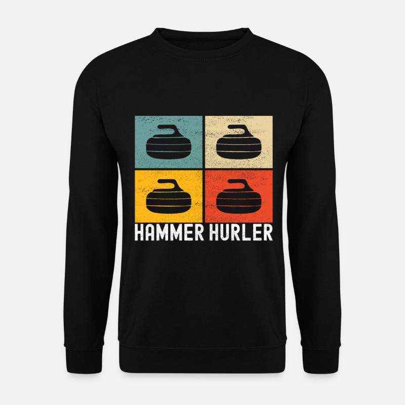 Joueurs de curling - Sweat-shirt Unisexe - noir