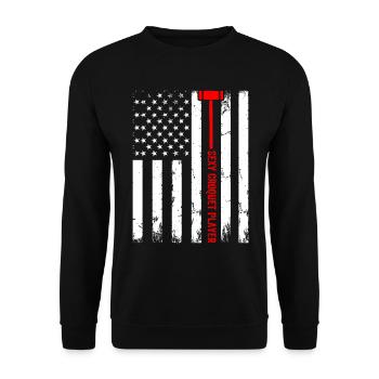 Croquet Game Croquet US Flag Sexy Croquet Player - Unisex Pullover - Schwarz - Vorne - Alina (178cm) & Michal (187cm)