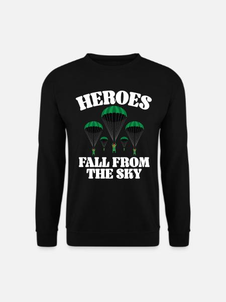 Paratroopers Skydiving Skydiving - Unisex Sweatshirt - black