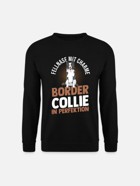 Hund Border Collie - Unisex Pullover - Schwarz