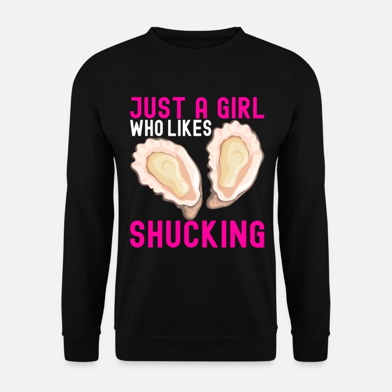 Oysters Oyster Lovers - Unisex Sweatshirt - black
