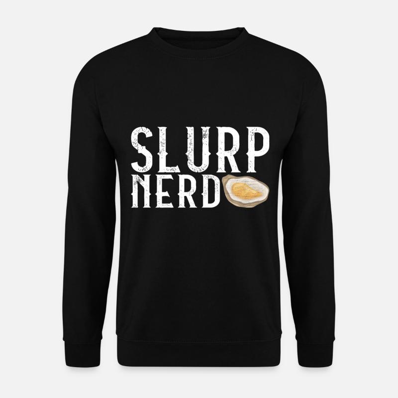 Austern Austernliebhaber - Unisex Pullover - Schwarz