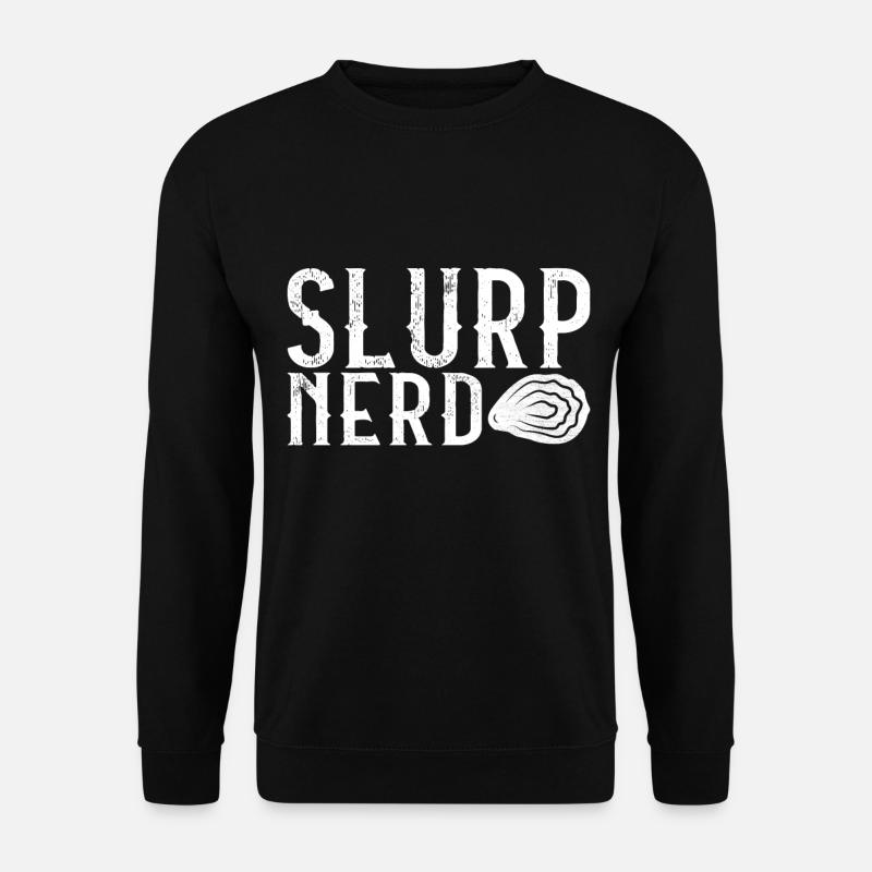 Austern Austernliebhaber - Unisex Pullover - Schwarz