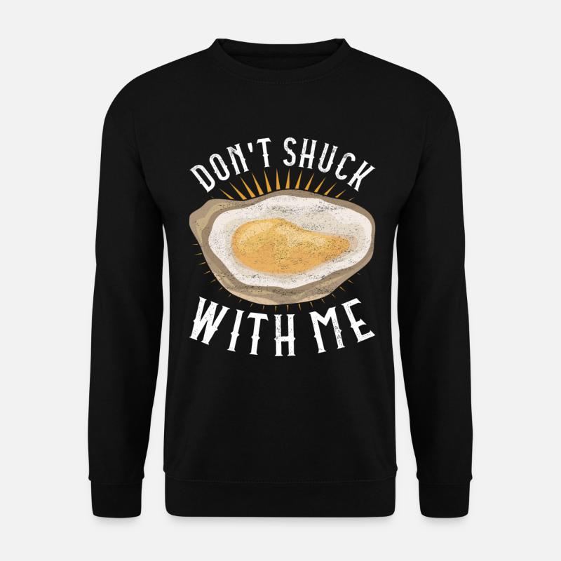Oysters Oyster Lovers - Unisex Sweatshirt - black