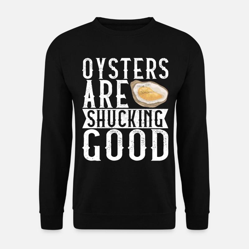 Oysters Oyster Lovers - Unisex Sweatshirt - black