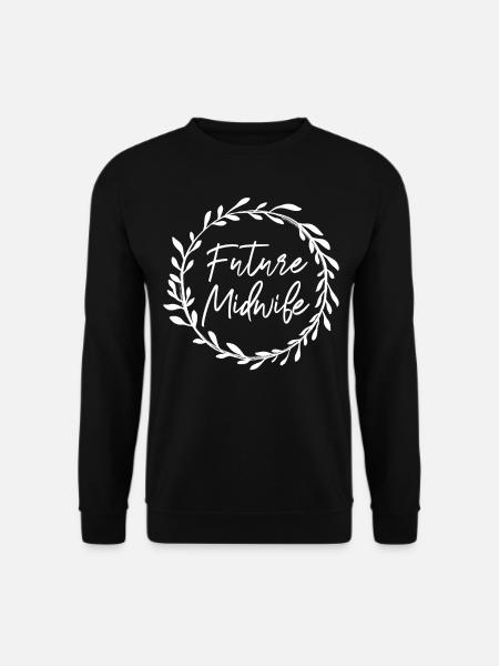 Nurse Midwife Birth Worker Rainbow - Unisex Pullover - Schwarz