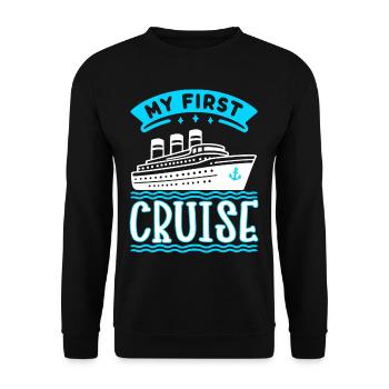 Croisière Croisière Croisière Vacances - Sweat-shirt Unisexe - noir - Devant - Alina (178cm) & Michal (187cm)