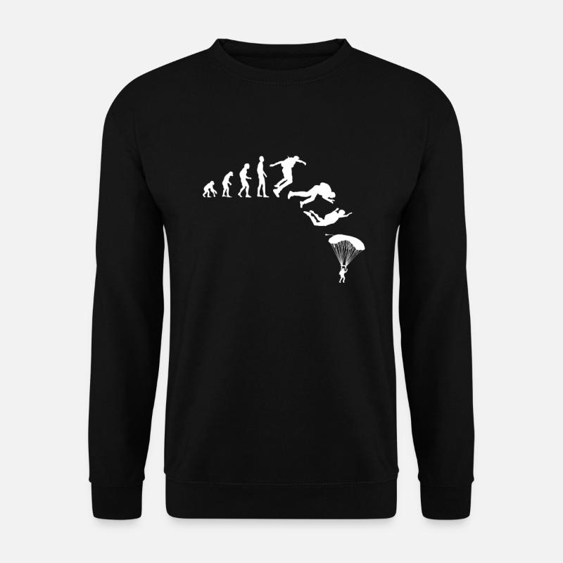 Parachute Evolution Glide Parachutisme - Sweat-shirt Unisexe - noir