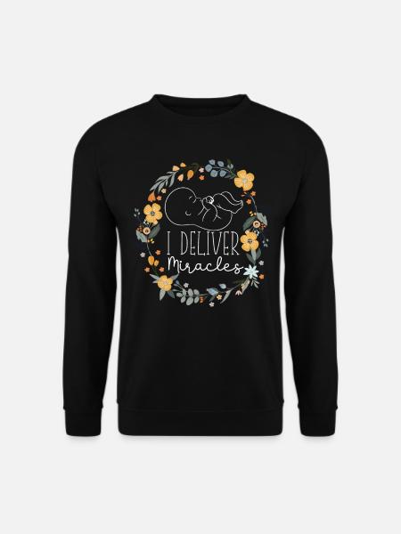 LD Labour And Delivery Nurse - Unisex Sweatshirt - black