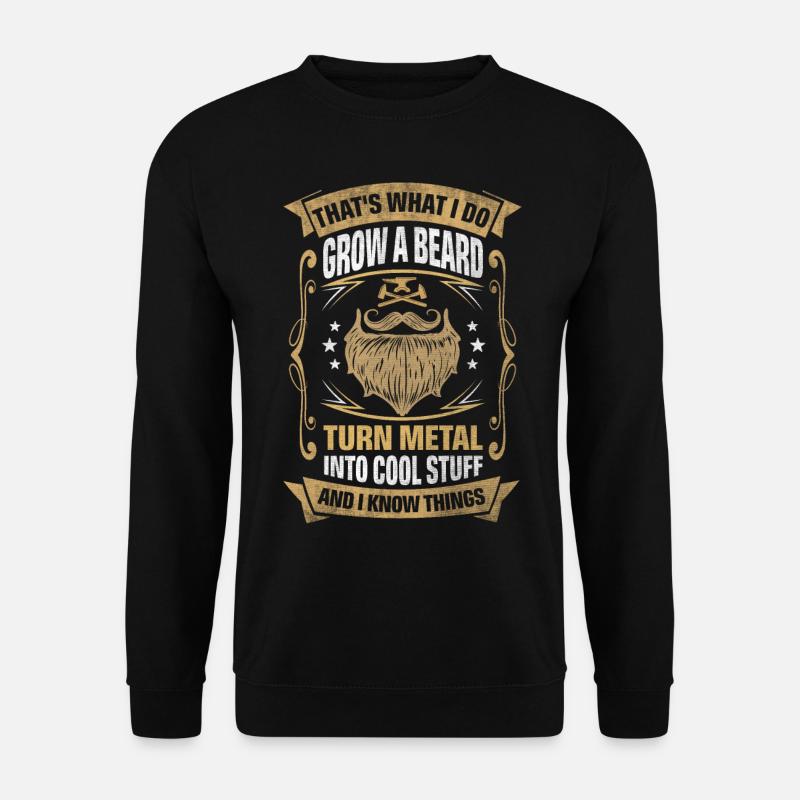 Metal Into Cool Things Blacksmith - Unisex Pullover - Schwarz