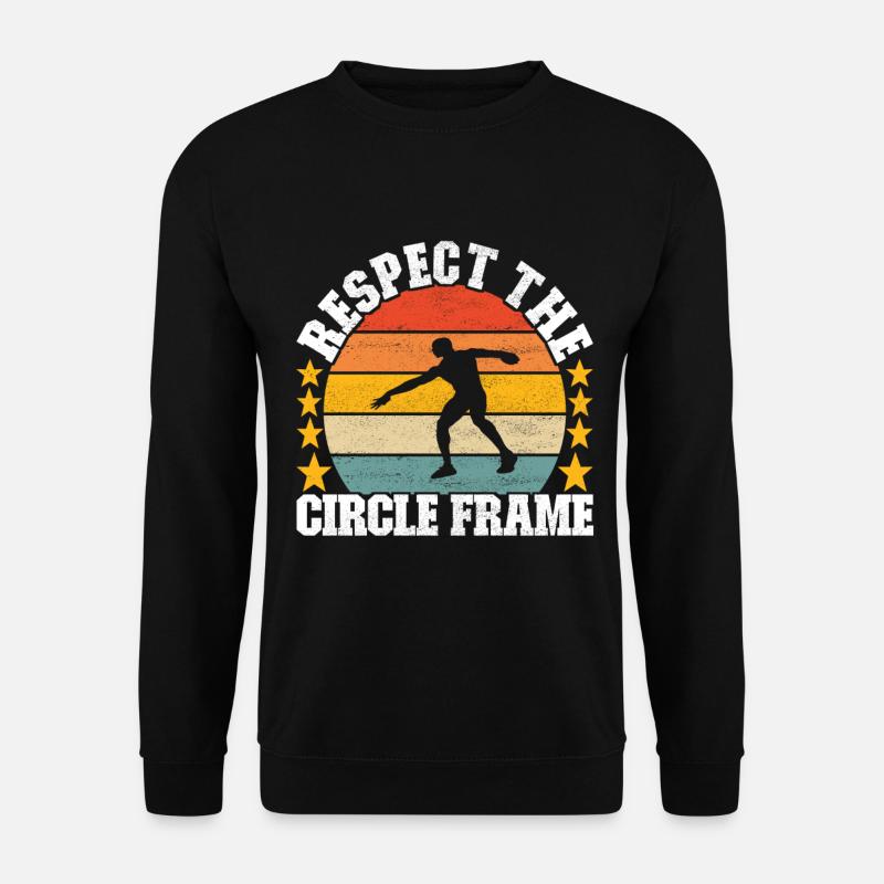 Discus thrower discus throw - Unisex Sweatshirt - black