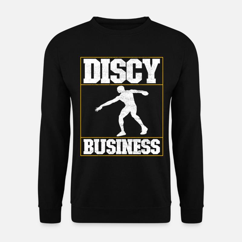 Diskuswerfer Diskuswurf - Unisex Pullover - Schwarz