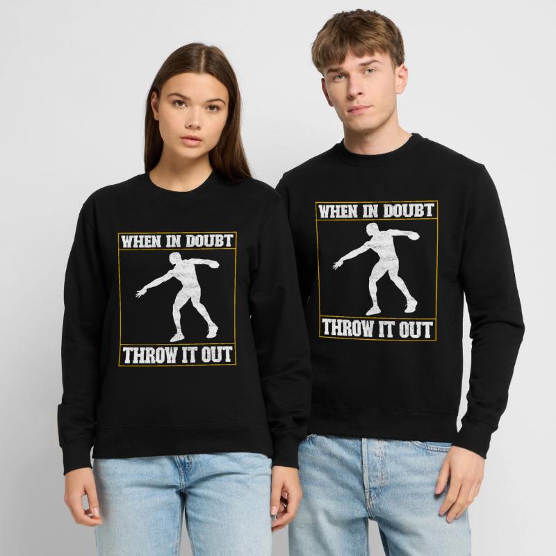Diskuswerfer Diskuswerfen Unisex Pullover