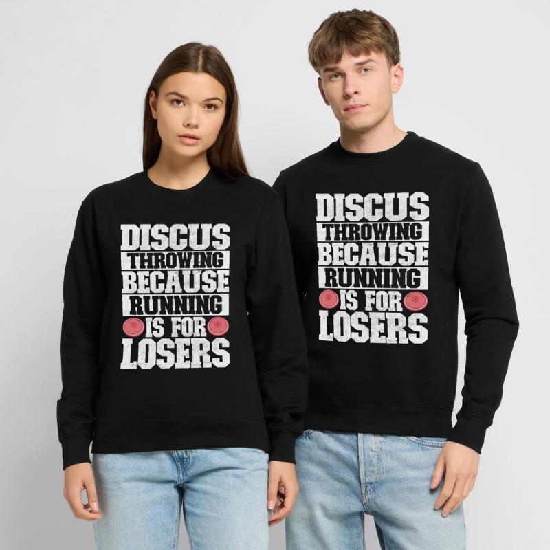 Diskuswerfer Diskuswerfen Unisex Pullover