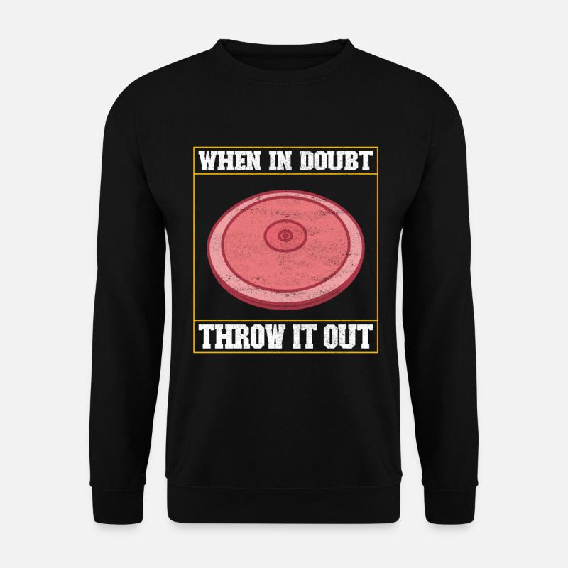 Discus thrower discus throw - Unisex Sweatshirt - black