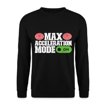 Diskuswerfer Diskuswerfen - Unisex Pullover - Schwarz - Vorne - Alina (178cm) & Michal (187cm)